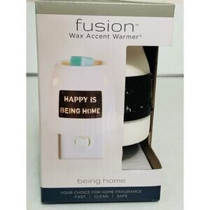 Fusion Wax Warmer - Scented Wax Cube Melter, Electric Fragrance Plugin Happy